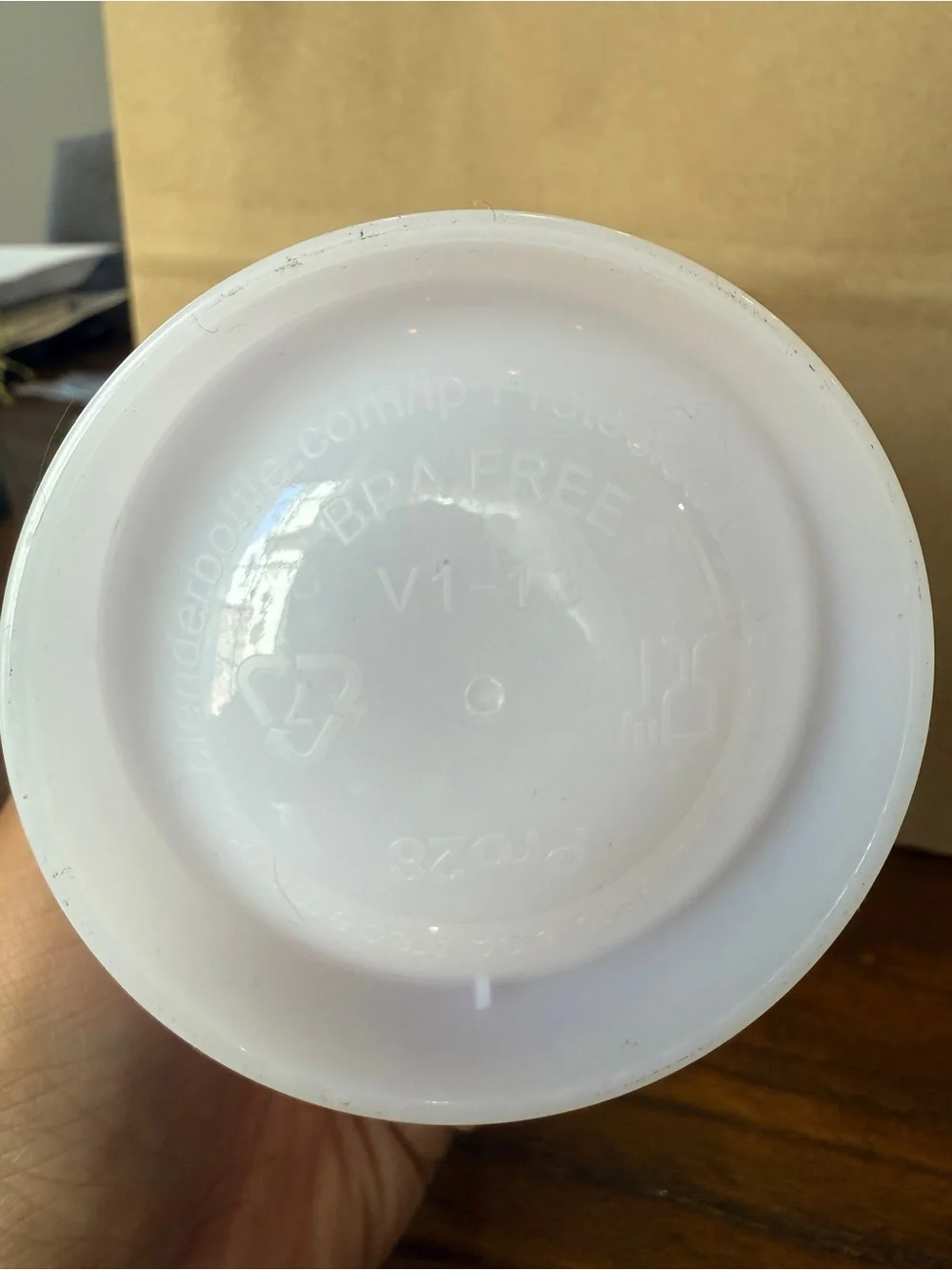 BlenderBottle white shaker